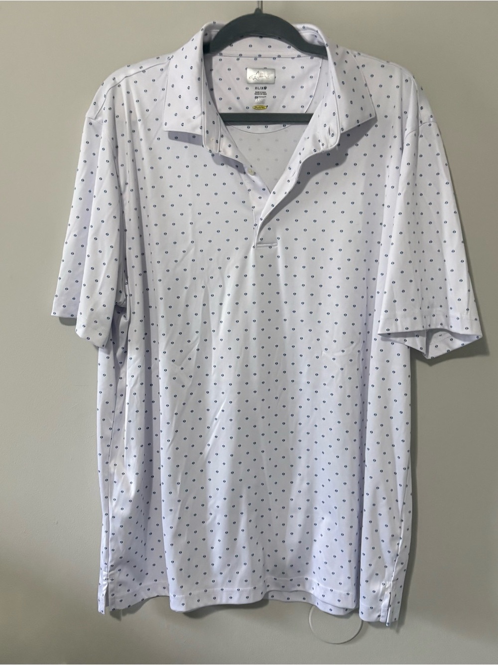 Greg Normal Golf Polo Shirt Micro Dot Print